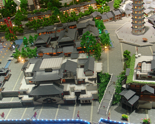 文峰古街建筑模型制作